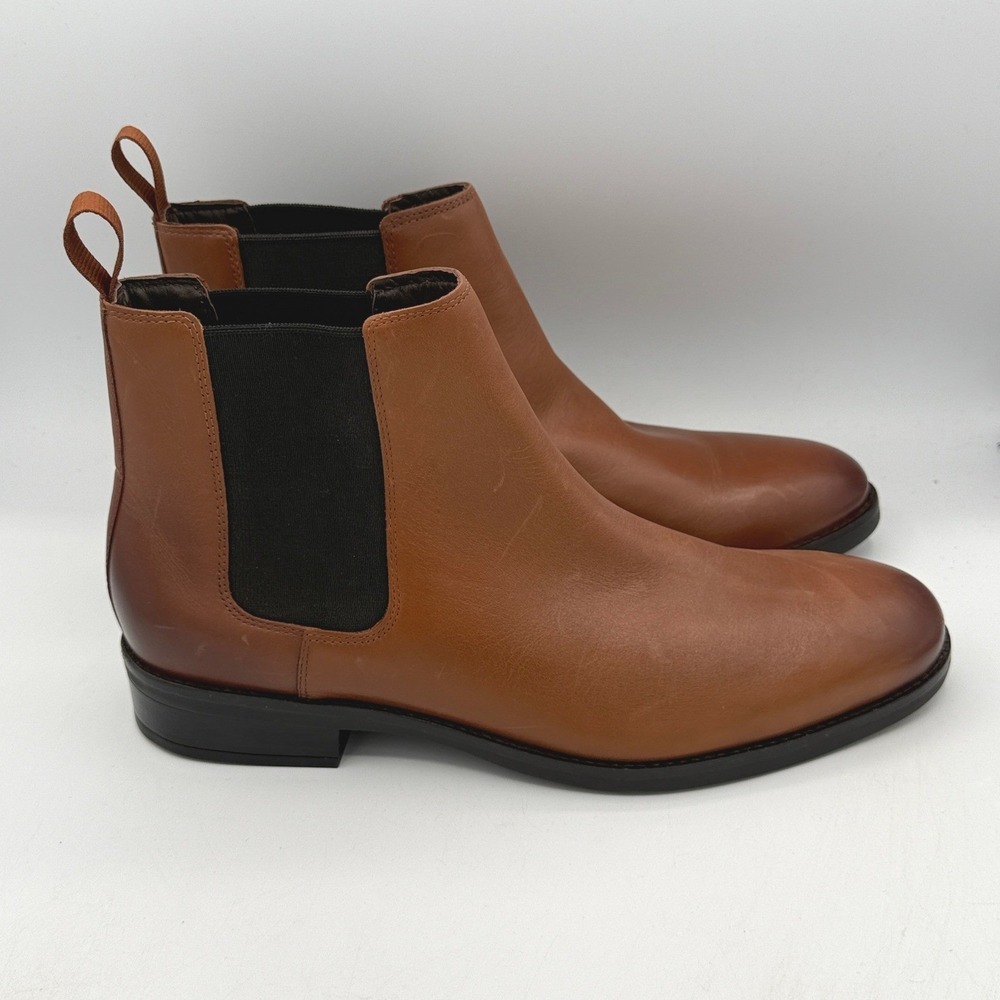 Cole Haan Chelsea Boots Mens 10 British Tan Leather Dress C37859